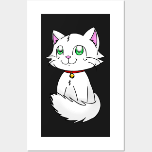 Christmas Kitten Posters and Art